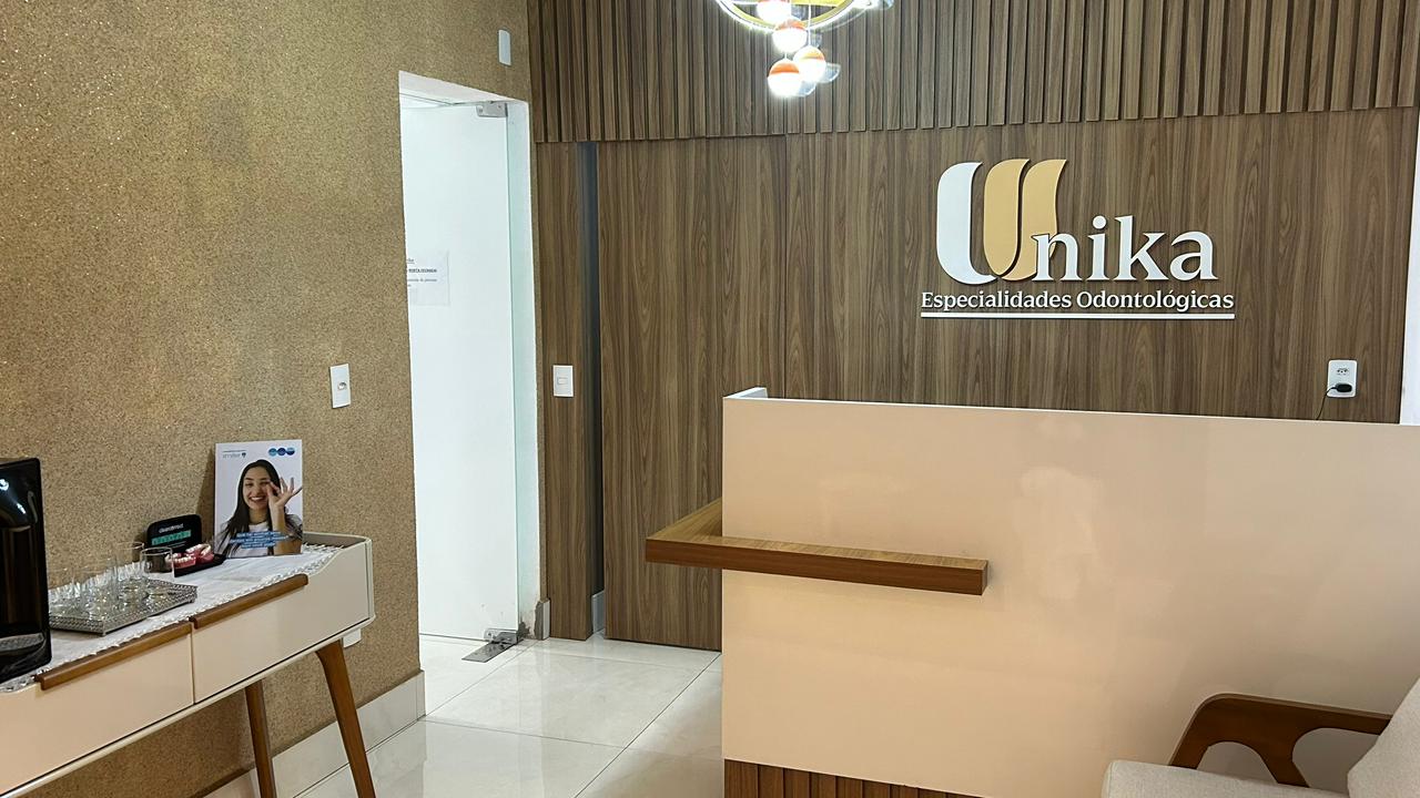 Recepção da Unika Especialidades Odontológicas em Uberaba